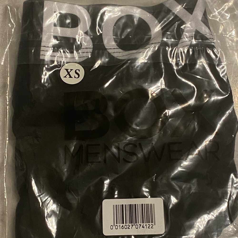 Box menswear black briefs